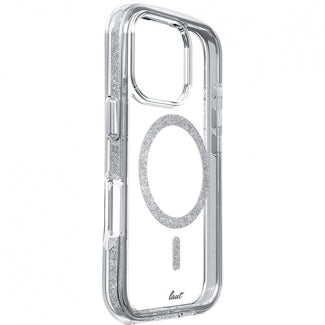 Laut Aero Sparkle for iPhone 16 Pro with MagSafe - Crystal Silver