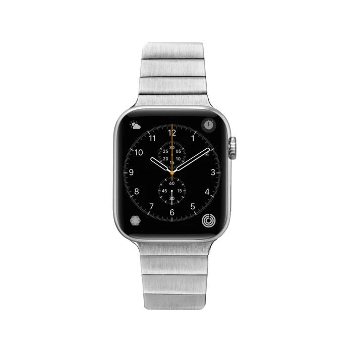 LAUT Links 2.0 Stainless Steel Apple Watch 42mm / 44mm / 45mm / 49mm Silver
