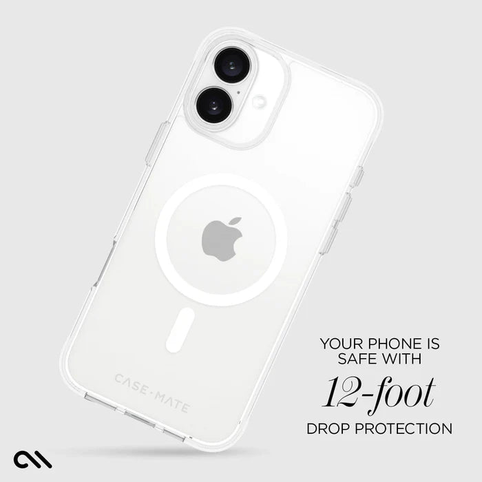 Case-Mate - Tough MagSafe Case for Apple iPhone 16 - Clear