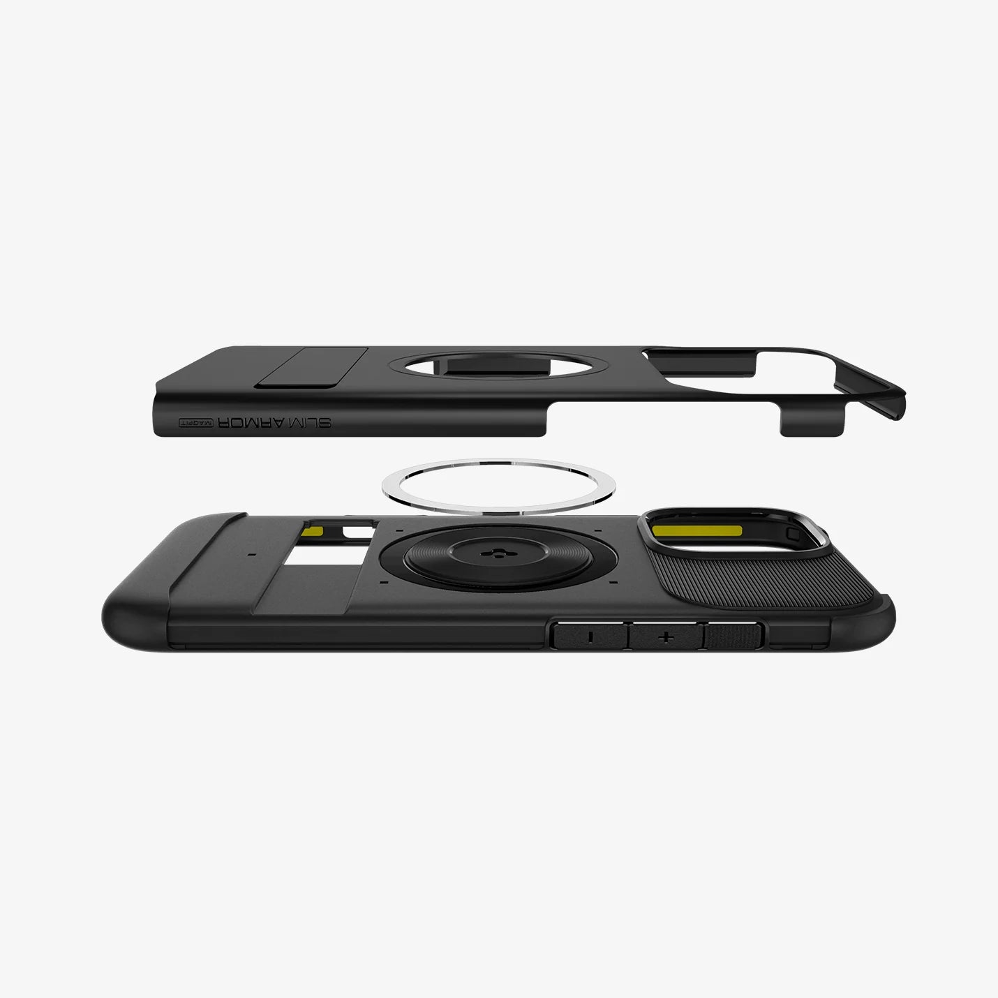 Spigen - Slim Armor MagSafe Case for Apple iPhone 16 Pro - Black