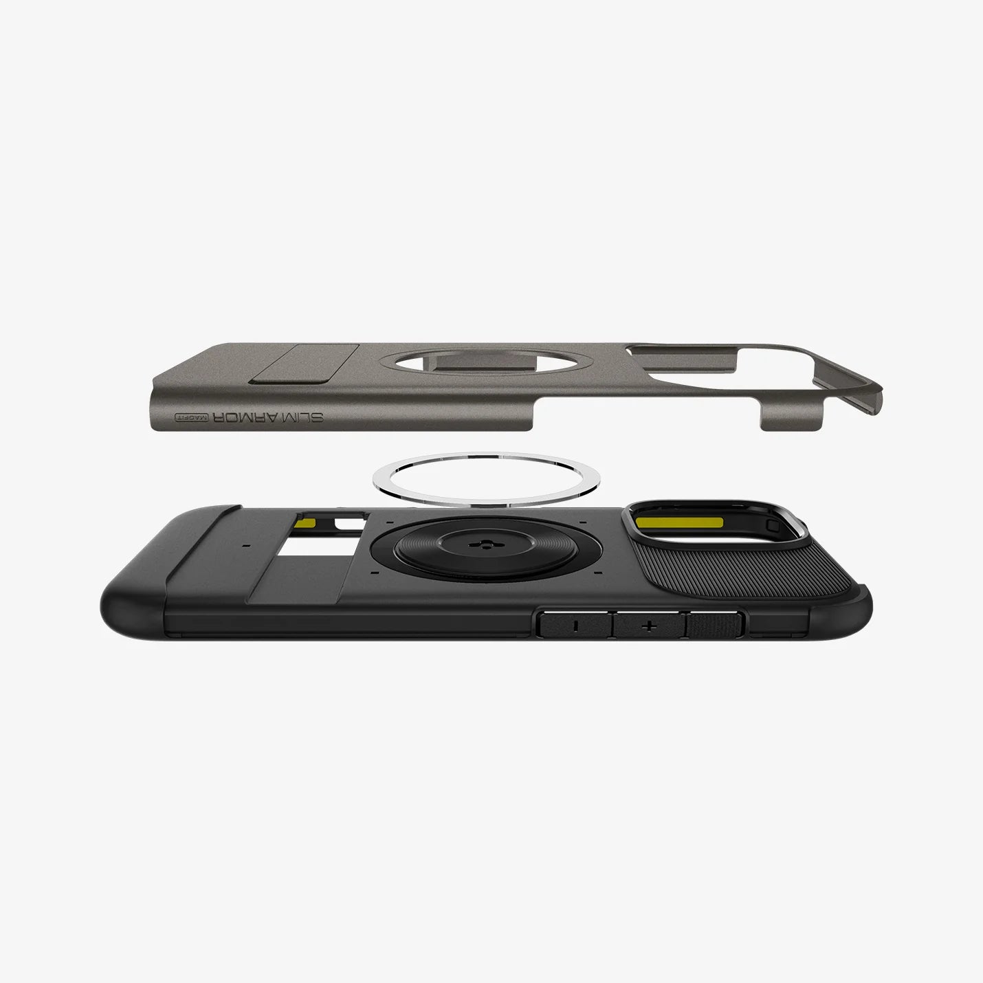 Spigen - Slim Armor MagSafe Case for Apple iPhone 16 - Black