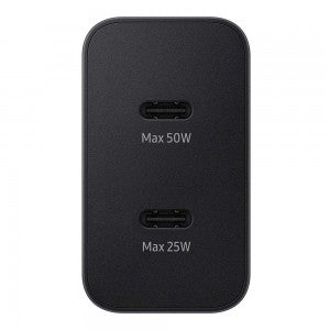 Samsung OEM Duo Kit - 50W Dual Port Charging Wall Charger w/ 3ft 5A USB-C to USB-C Cable
