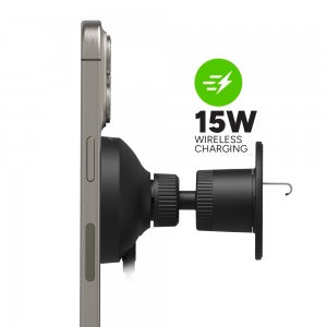 Mophie 15w Snap Plus Qi2 Wireless Charging Car Vent Mount