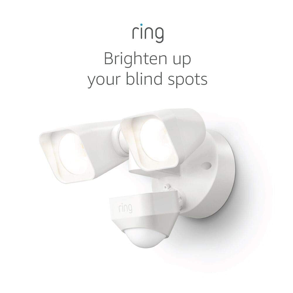 Ring Smart Lighting Floodlight - Outdoor Motion-Sensor Security Light