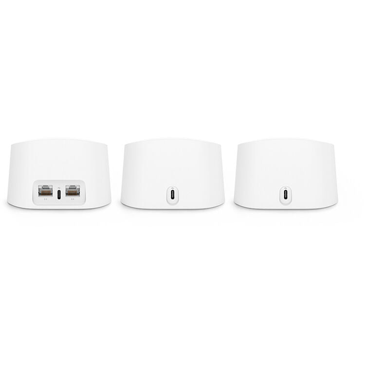 eero 6 AX1800 Wi-Fi 6 Dual-Band Gigabit Mesh System (3 Pack) (1 Router, 2 Extenders)