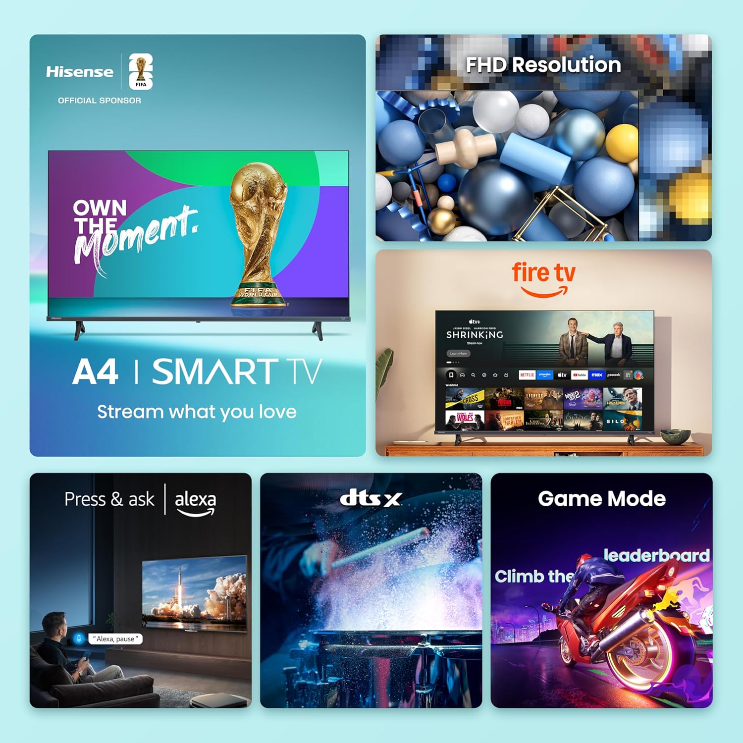 Hisense 32" A4 Series FHD Smart Fire TV