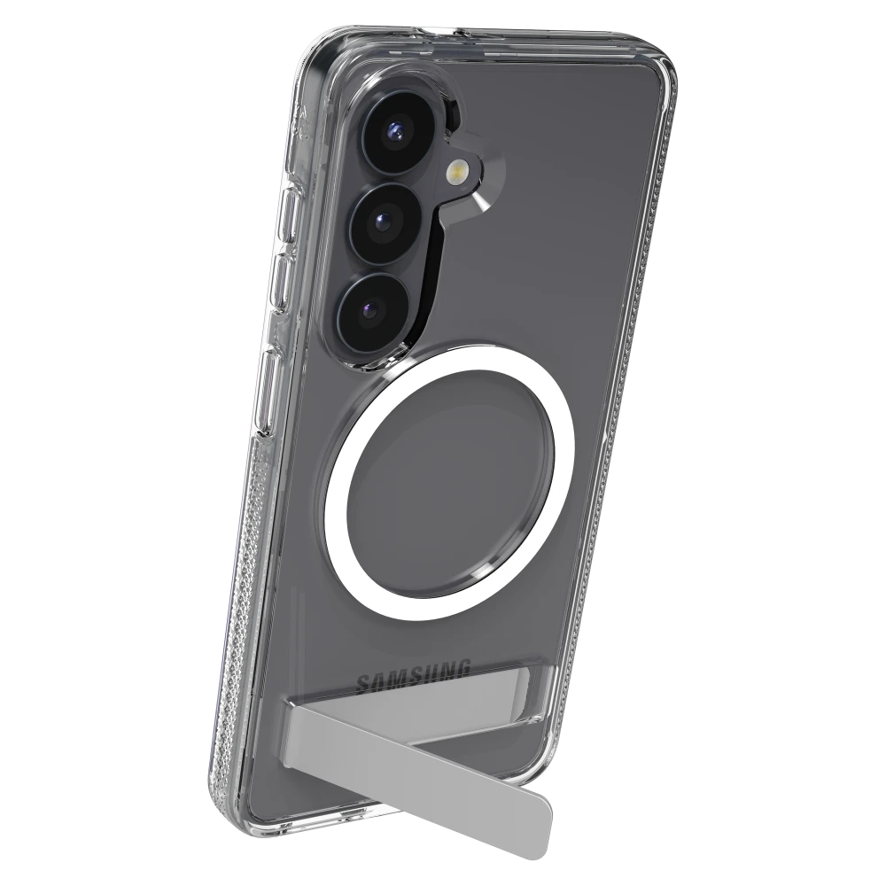 ZAGG - Crystal Palace Snap Case with Kickstand for Samsung Galaxy S26 - Clear