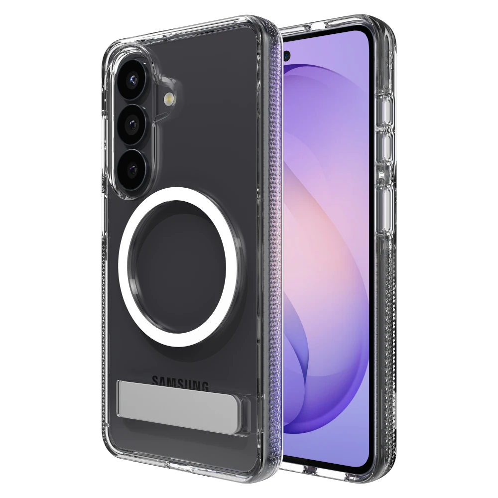 ZAGG - Crystal Palace Snap Case with Kickstand for Samsung Galaxy S26 - Clear