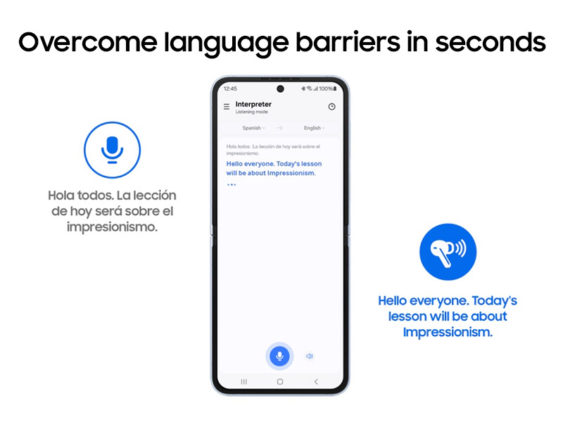Samsung Galaxy Buds 3 AI True Wireless Bluetooth Earbuds
