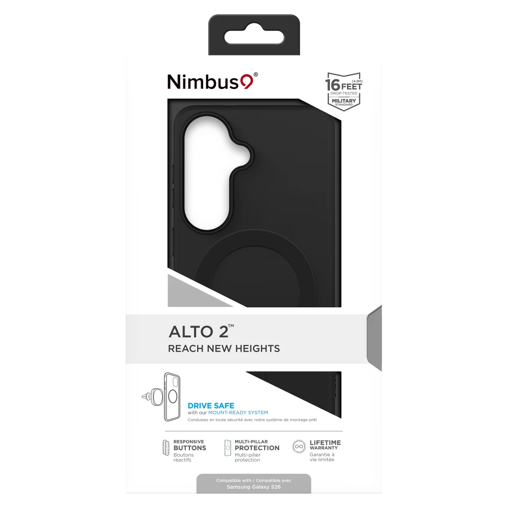 Nimbus9 - Alto 2 MagSafe Case for Samsung Galaxy S26 - Black