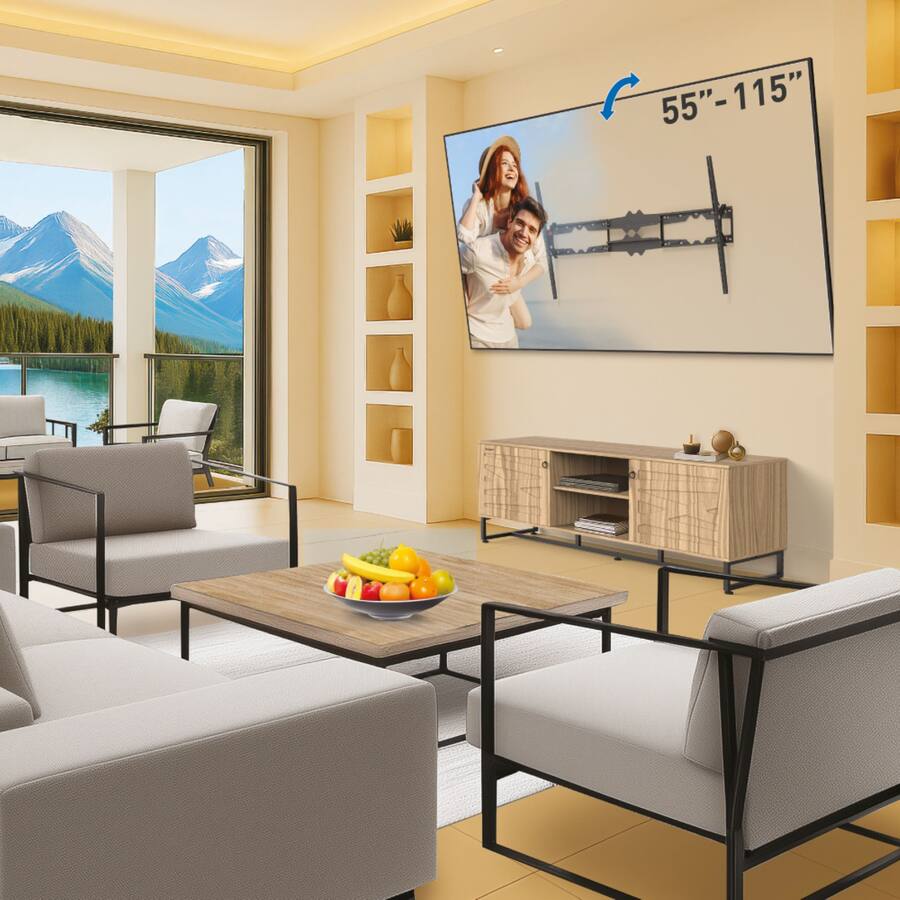 Barkan BM510 55"-115" Giant TV Tilt Wall Mount