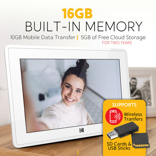 Kodak 10" Digital Picture Frame with Wi-Fi and Multi-Touch Display