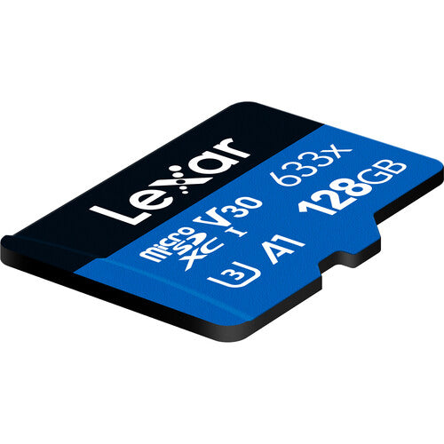 Lexar High-Performance 633x UHS-I microSDXC Memory Card with SD Adapter