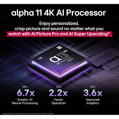 LG OLED evo AI G5 55" 4K HDR Smart TV