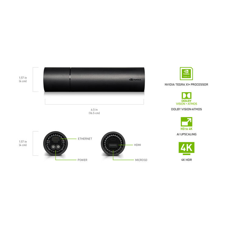 NVIDIA SHIELD Android TV HDR 4K UHD Streaming Media Player