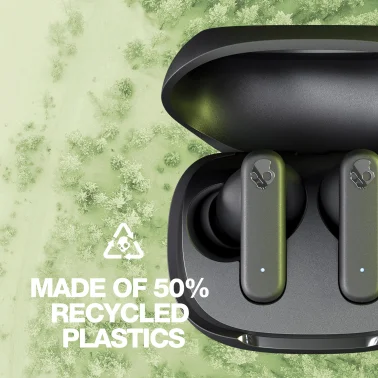 Skullcandy Smokin’ Buds TWS Bluetooth In-Ear Earbuds with Mic and Charging Case