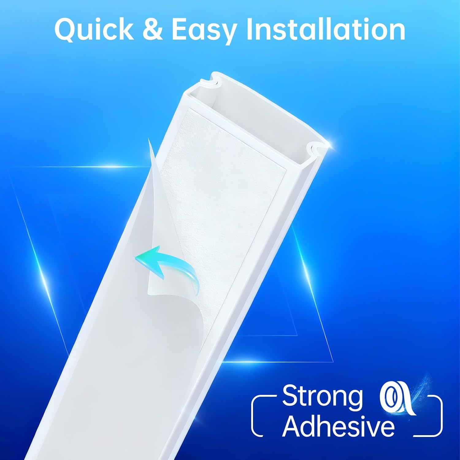 Delamu Cable Concealer PVC Cord Cover (1.18")