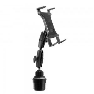 Arkon - Slim-Grip Tablet Holder w/ Double Robust Car Cup Mount | Fits Tablets From 7" to 18.4"