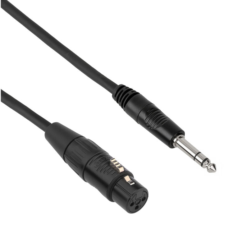 Pearstone PM Series 1/4" TRS Male to XLR Female Professional Interconnect Cable