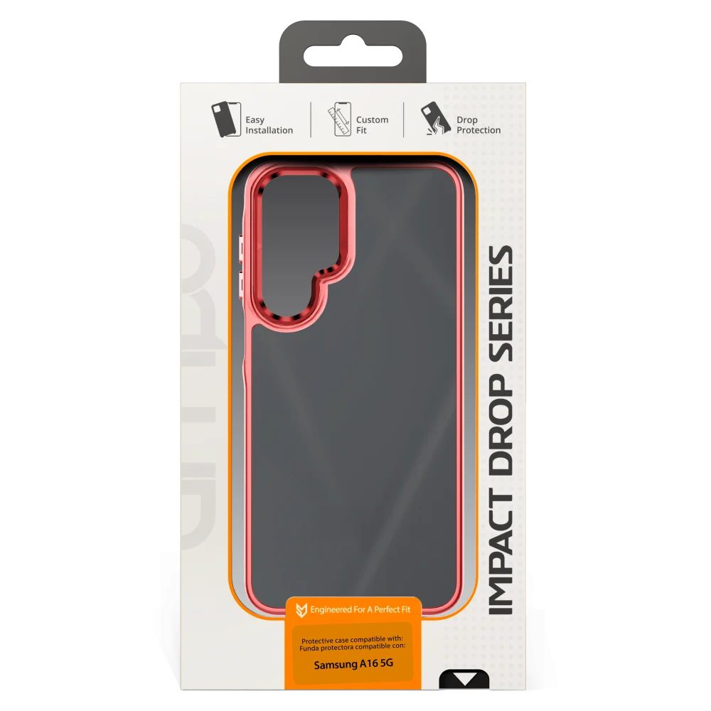 AMPD - Acrylic Smoke CamKick MagSafe Case for Samsung Galaxy A16 5G (Red)