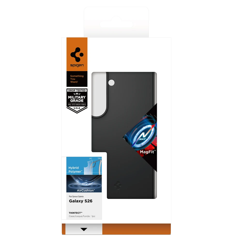 Spigen - Thintect MagFit Case for Samsung Galaxy S26 - Black