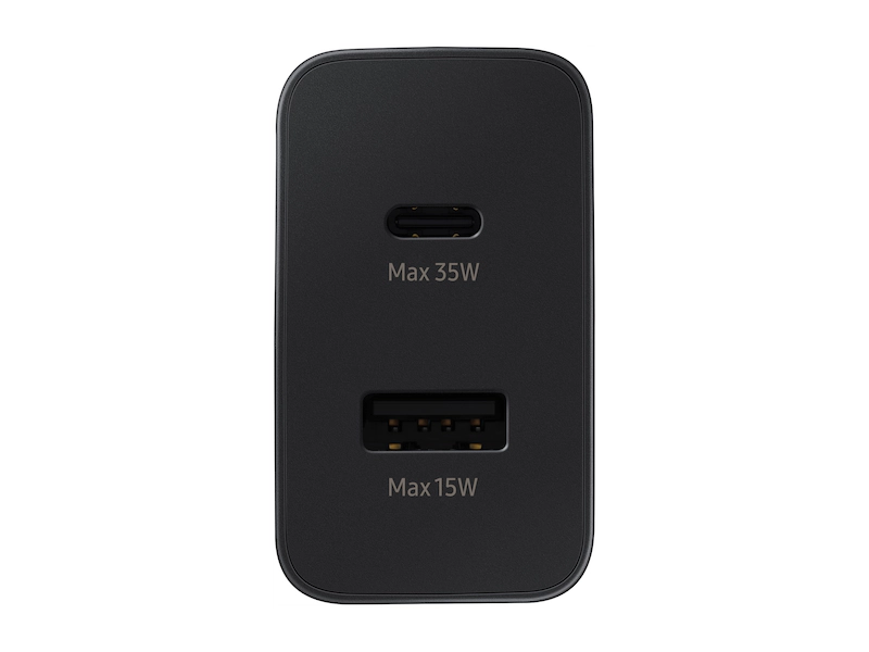 Samsung 35W Fast Charge Duo Power Adapter (USB-A & USB-C) with Power Delivery