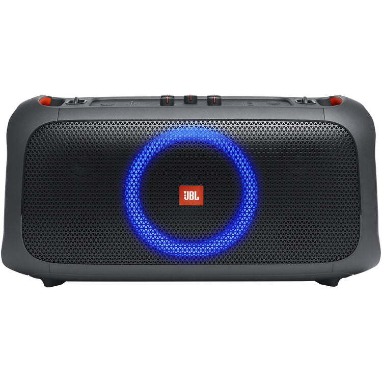 JBL PartyBox On-The-Go Essential High Power Portable Party Speaker with Built-In Lights and Wireless Mic