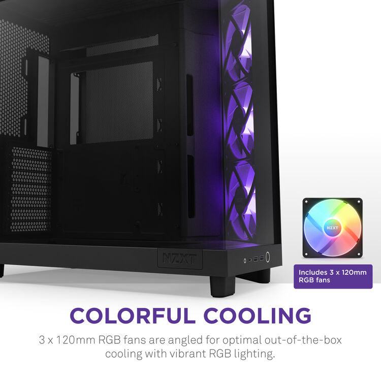 NZXT H6 Flow Mid-Tower Case (Black)