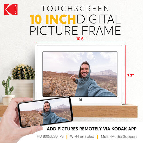 Kodak 10" Digital Picture Frame with Wi-Fi and Multi-Touch Display