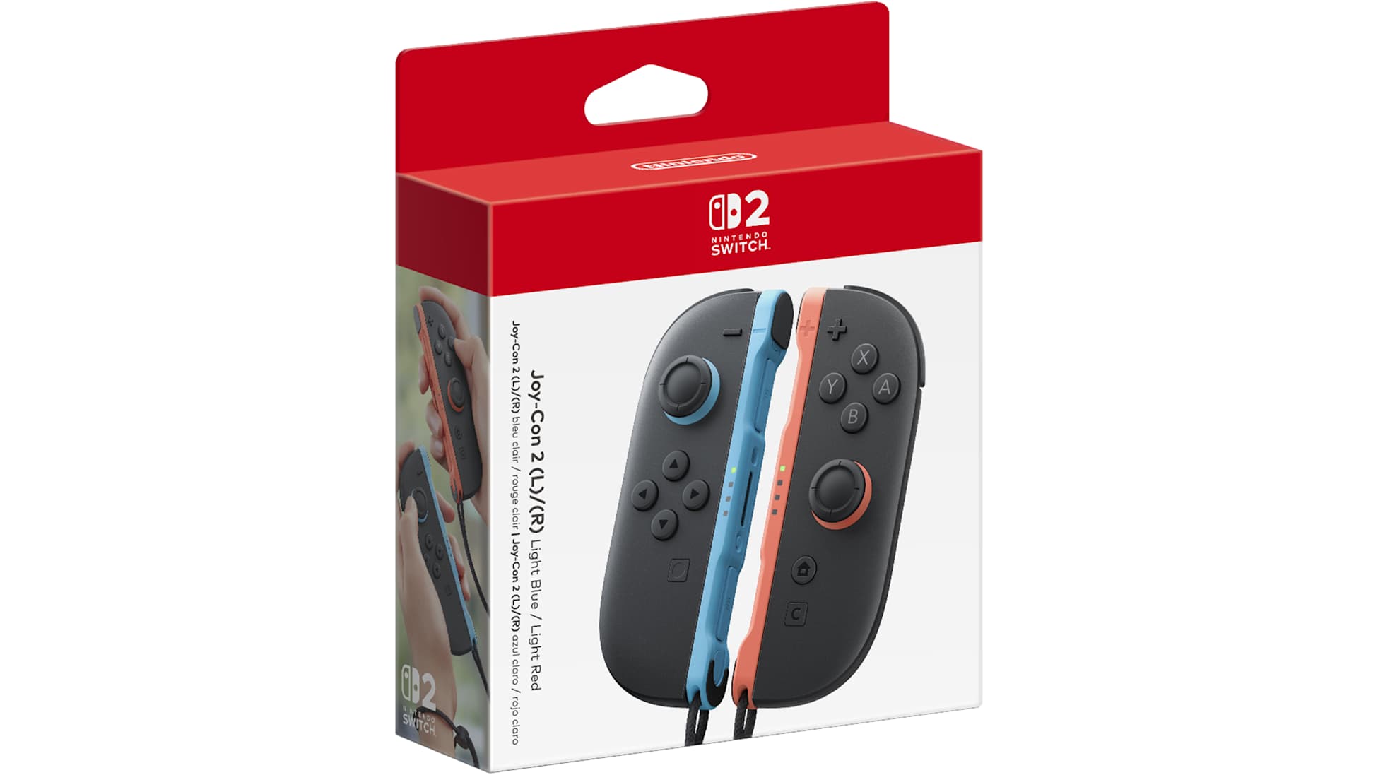 Nintendo Switch 2 Joy-Con 2 (L/R) (Light Blue & Light Red)