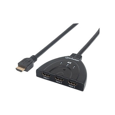 Manhattan 3-Port 4K HDMI Switch