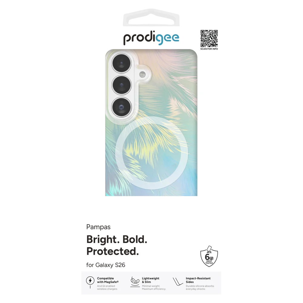 Prodigee - Pampas MagSafe Case for Samsung Galaxy S26 - Ice