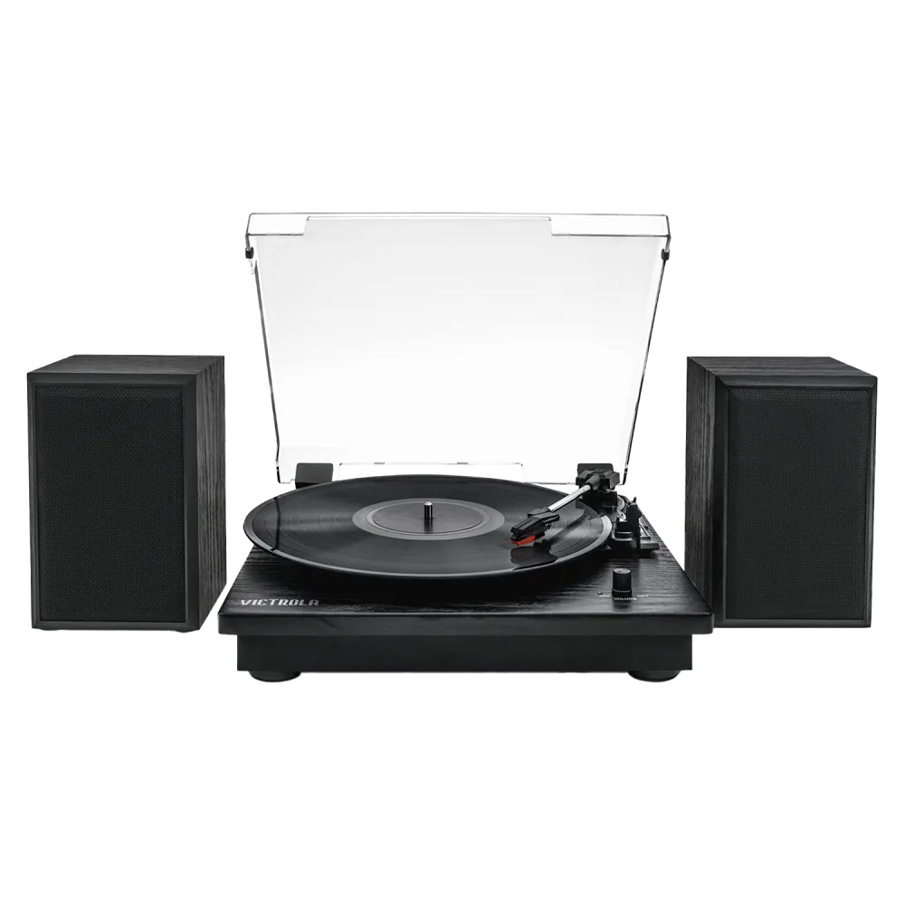 Victrola Montauk Bluetooth Turntable System (Black)