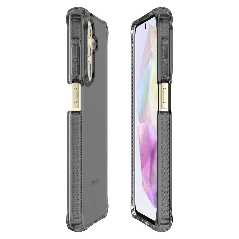 ITSKINS - Spectrum_R Clear Case for Samsung Galaxy A36 (Smoke)