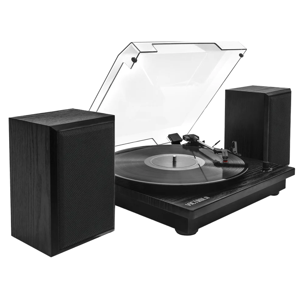Victrola Montauk Bluetooth Turntable System (Black)