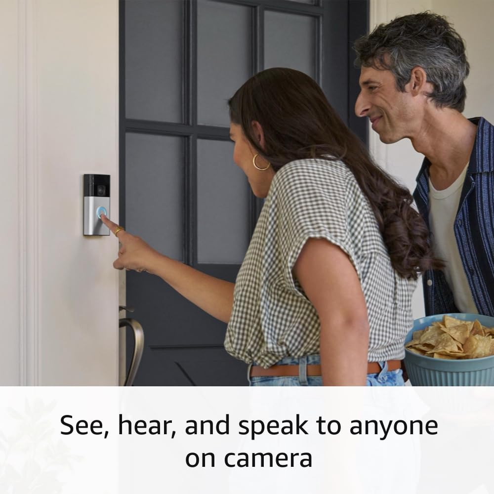 Ring Video Doorbell with Battery (2024 Model)