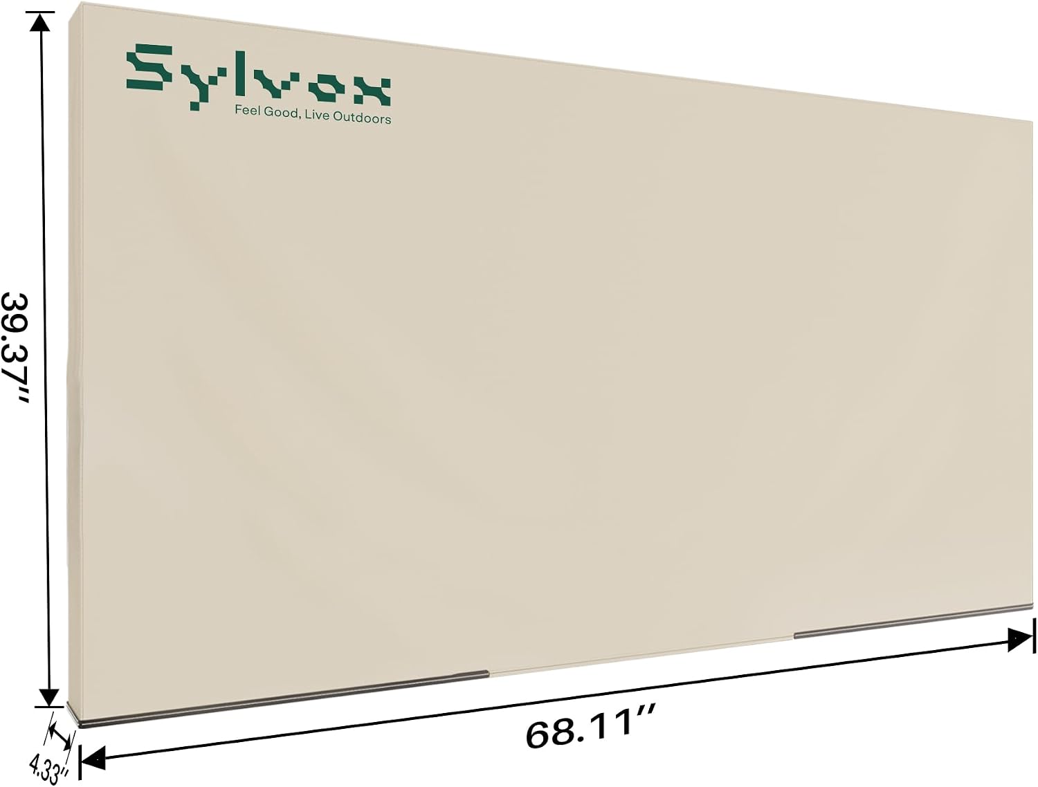 Sylvox Outdoor TV Cover for 70-75 Inch Flat Screen TVs