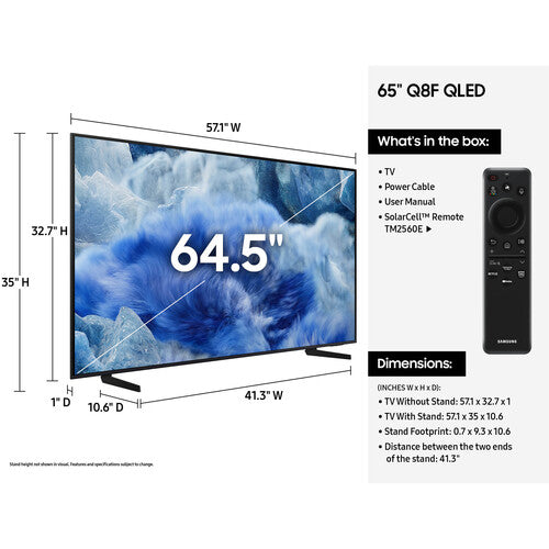 Samsung Q8F Series 65" QLED 4K UHD Smart TV (2025)