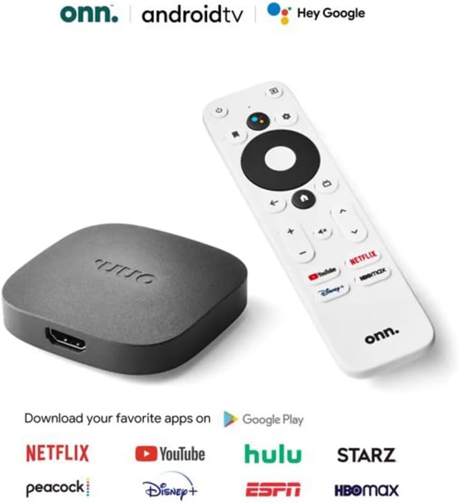 Onn Android TV 4K UHD Streaming Box