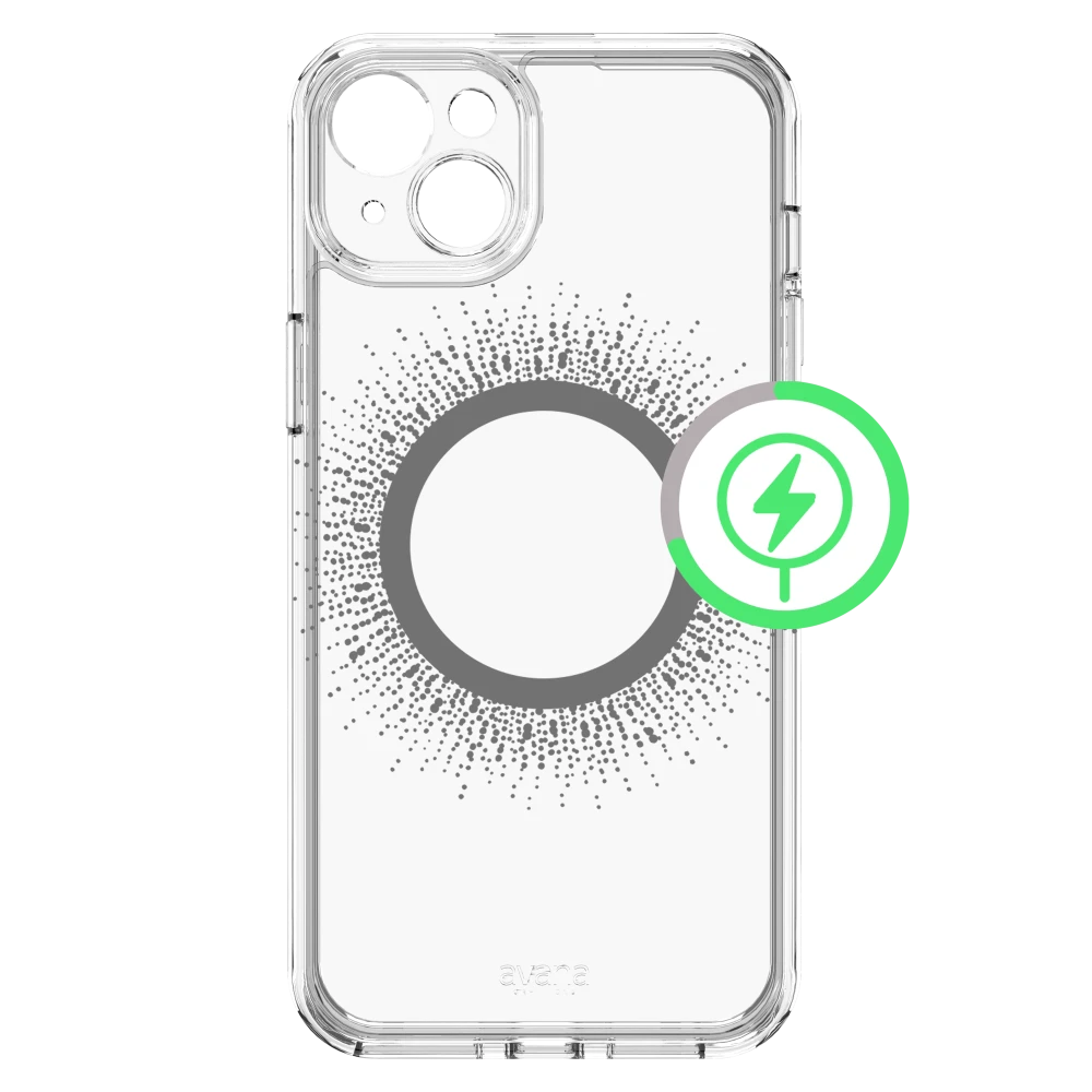 Avana Aura Case with MagSafe for Apple iPhone 16E/15/14 (Black)