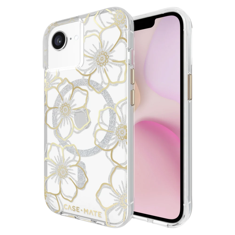 Case-Mate Floral Gems MagSafe Case for Apple iPhone 16e/15/14/13