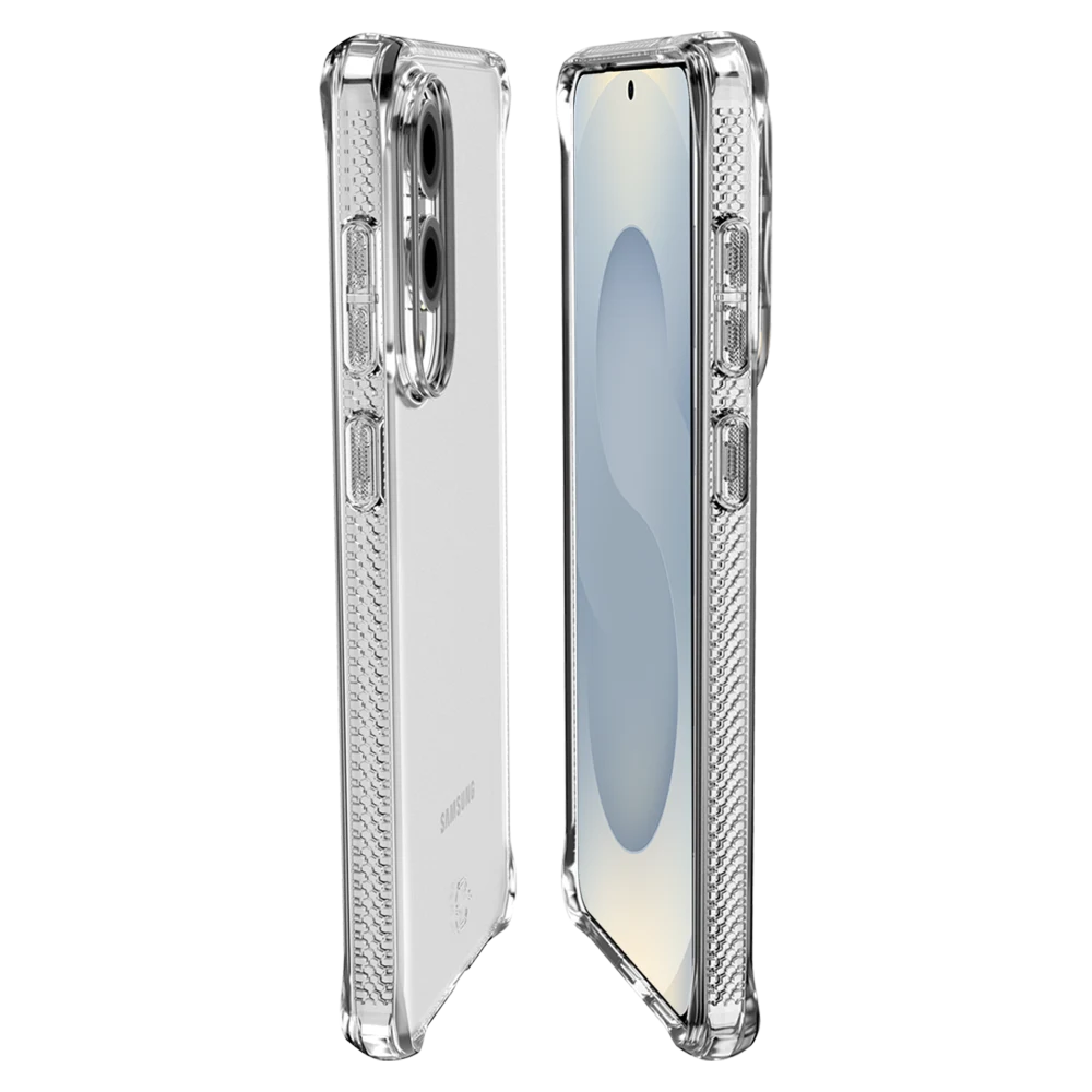 ITSKINS - Spectrum_R Clear Case for Samsung Galaxy S25 Edge (Transparent)