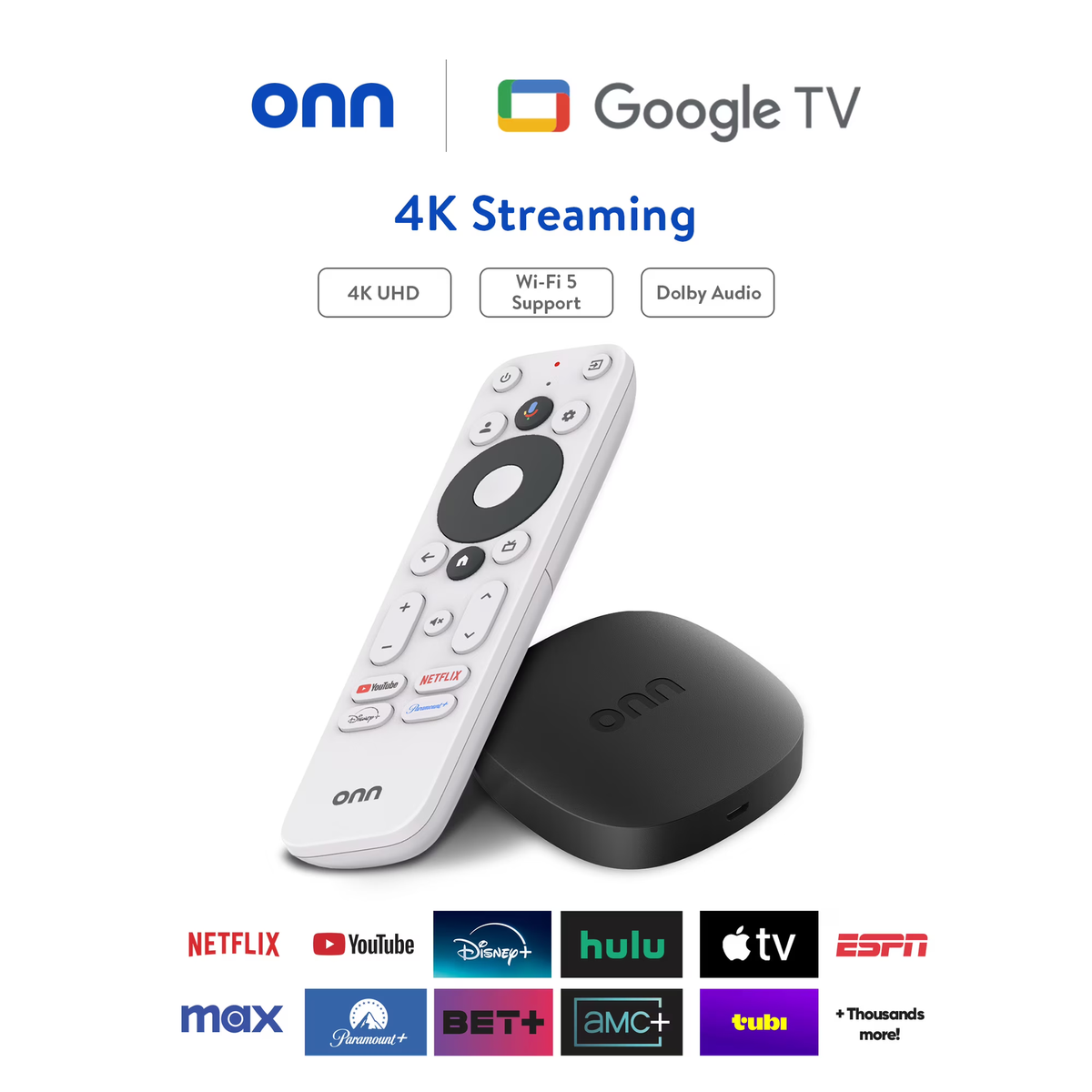 Onn Android TV 4K UHD Streaming Box