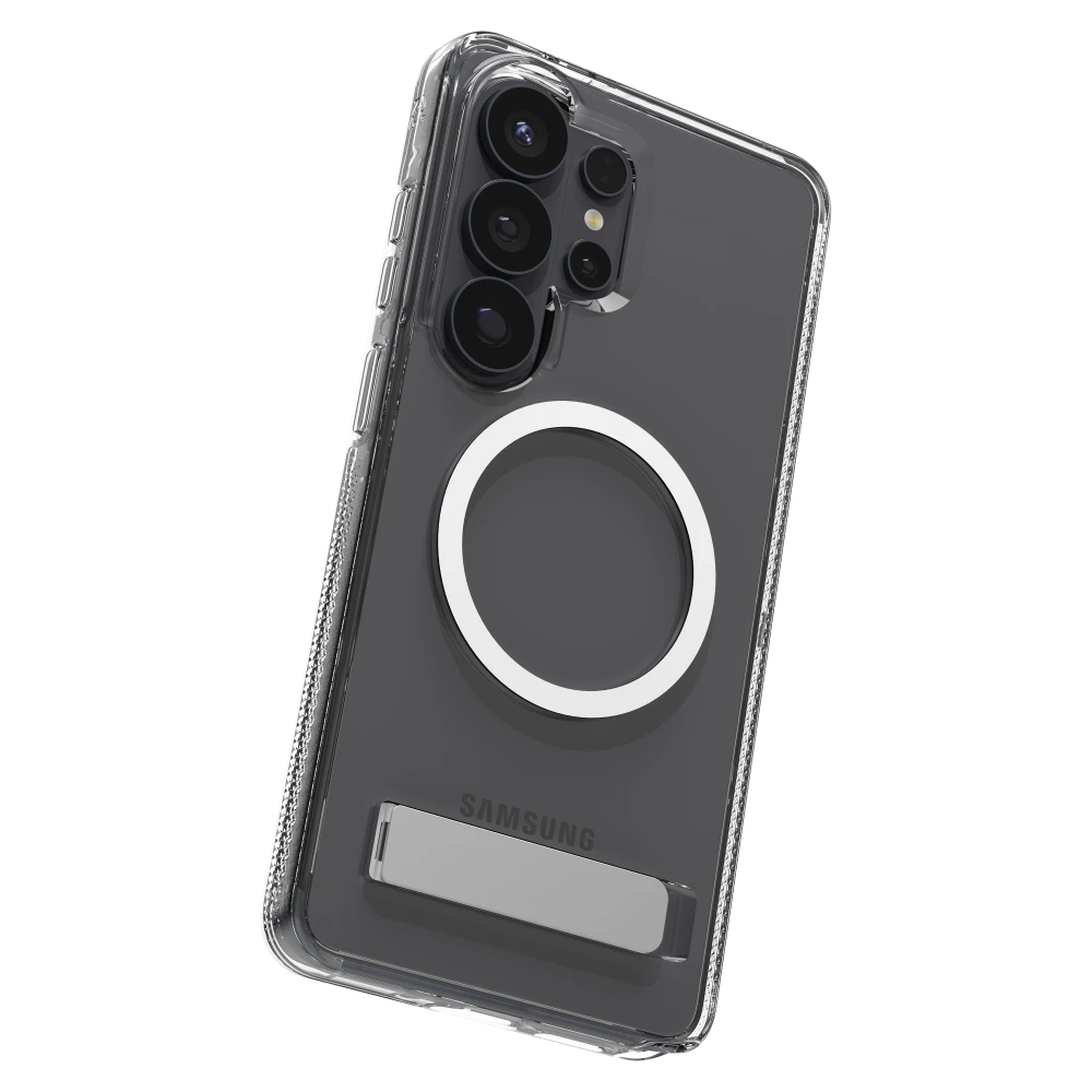 ZAGG - Crystal Palace Snap Case with Kickstand for Samsung Galaxy S26 Ultra - Clear