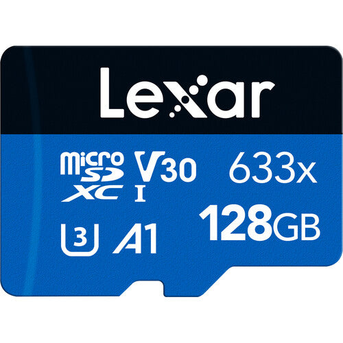 Lexar High-Performance 633x UHS-I microSDXC Memory Card with SD Adapter