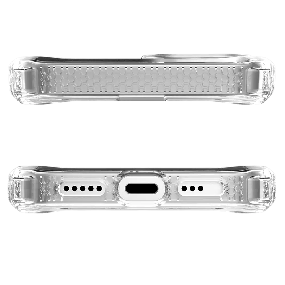 ITSKINS Spectrum_R Clear Case for Apple iPhone 16e (Transparent)