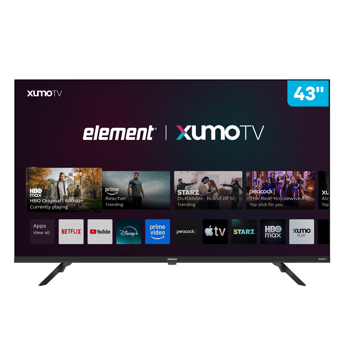Element 43” 4K UHD HDR Frameless Xumo TV