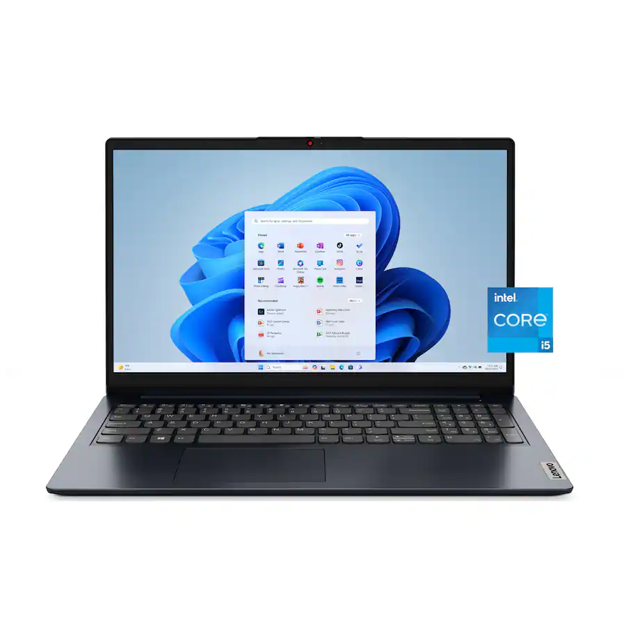 Lenovo IdeaPad 1i 15.6" FHD Windows Laptop (Intel Core i5 1335U, 8GB Memory, 256GB Storage) (Abyss Blue)