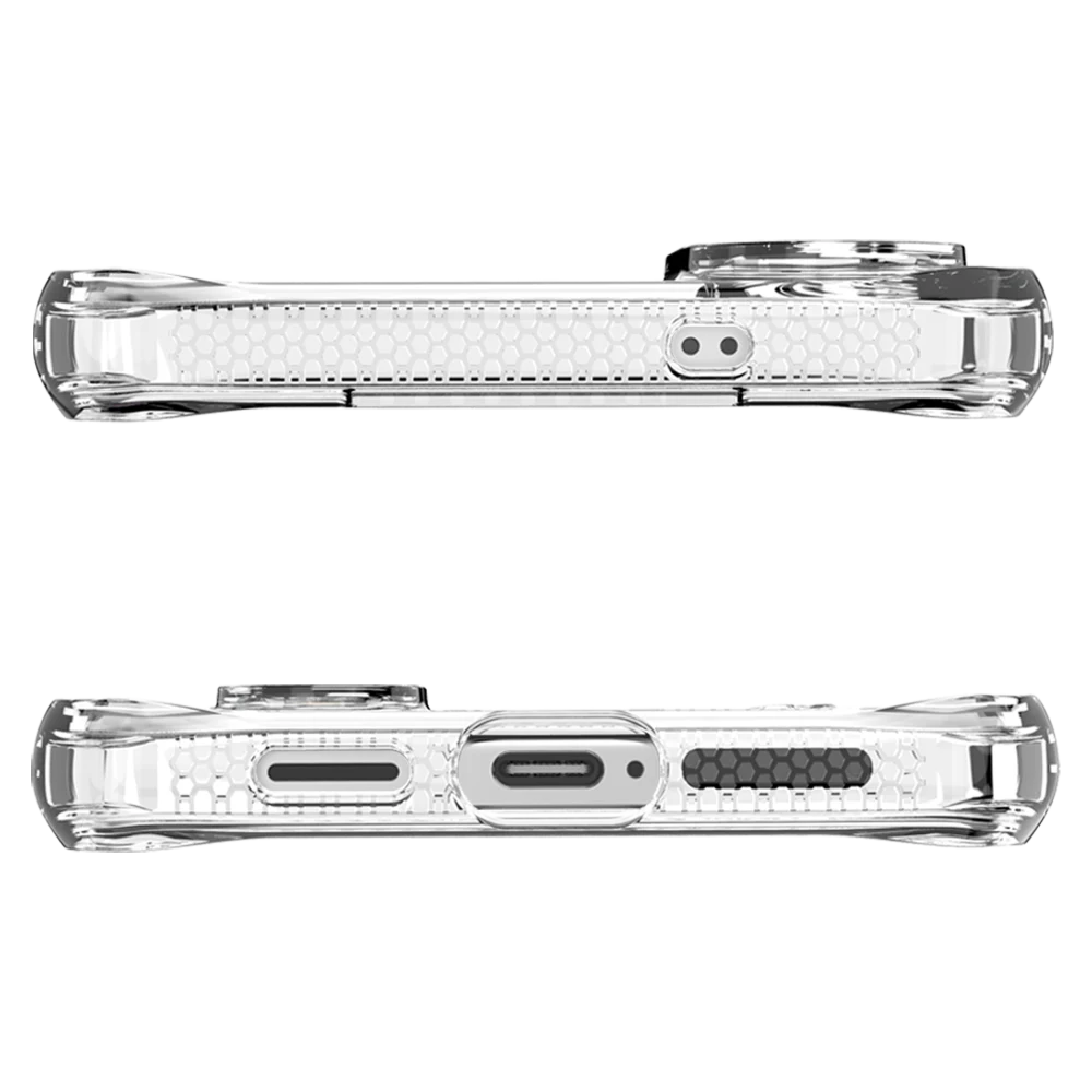 ITSKINS - Spectrum_R Clear Case for Samsung Galaxy S25 Edge (Transparent)
