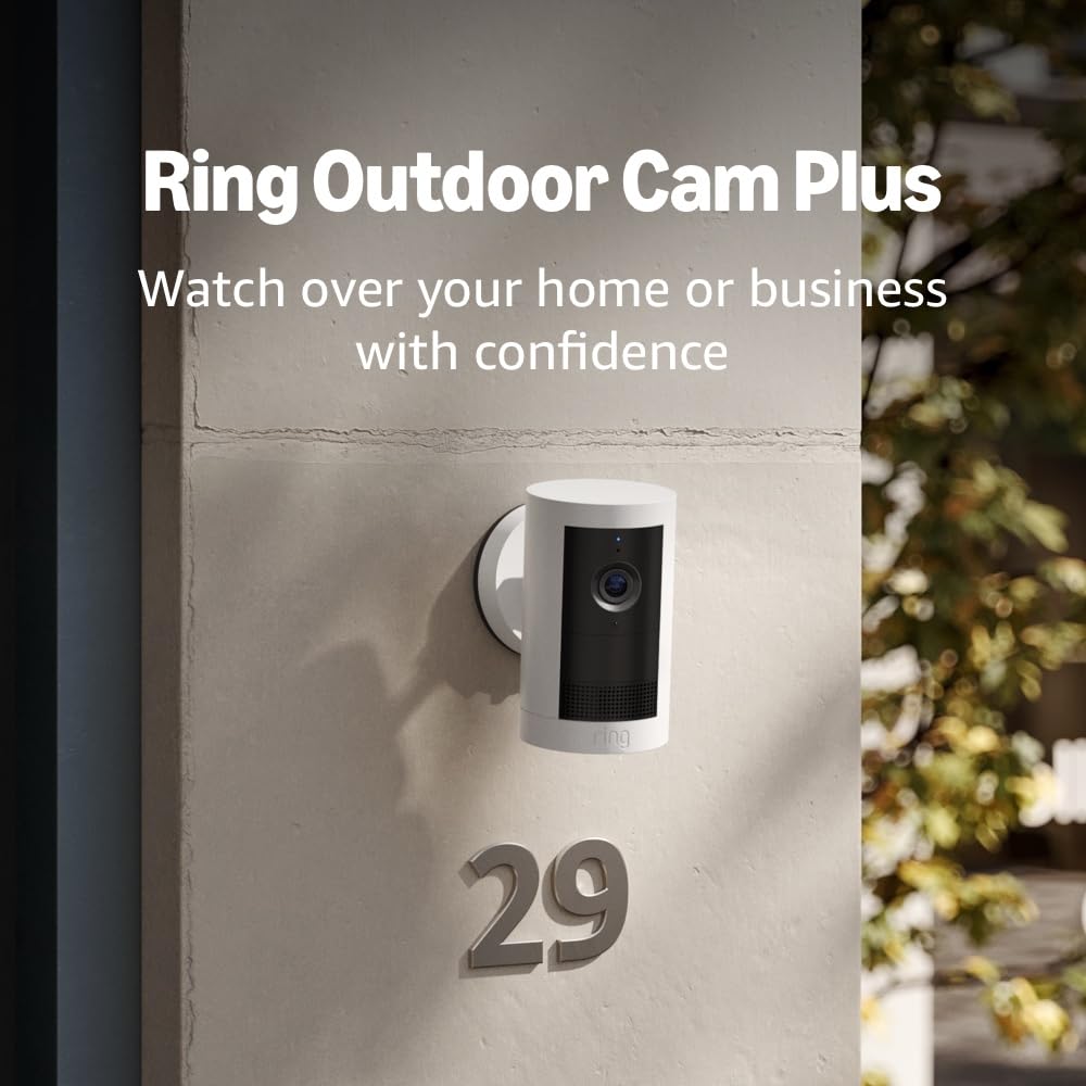Ring Outdoor Cam Plus (Battery) Weather-Resistant Outdoor Camera